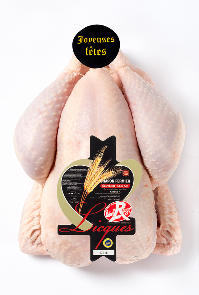 Chapon fermier Label Rouge