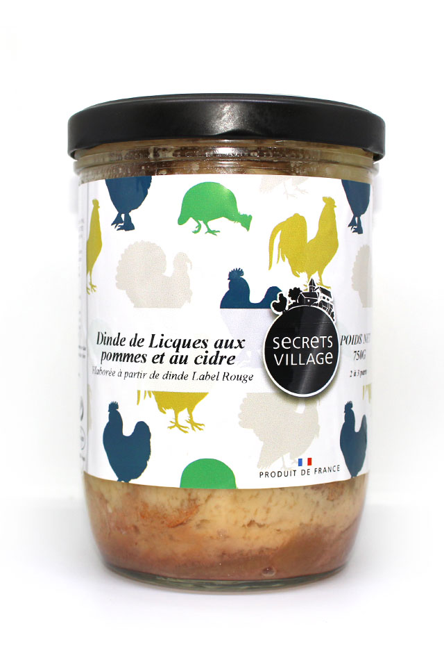 Dinde de Licques aux pommes et au cidre